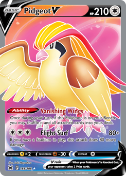 Pokemon Lost Origin Pidgeot V - 188