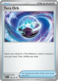 Pokemon Surging Sparks Tera Orb - 189