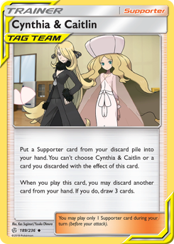 Pokemon Cosmic Eclipse Cynthia & Caitlin - 189