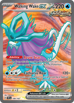 Pokemon Temporal Forces Walking Wake ex - 189