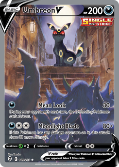 Pokemon Evolving Skies Umbreon V - 189
