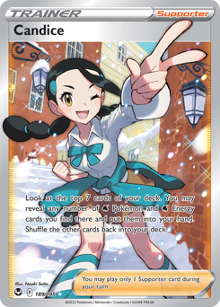 Pokemon Silver Tempest Candice - 189