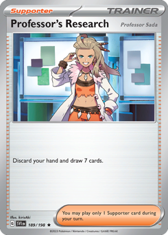 Pokemon Scarlet & Violet Professor's Research (Professor Sada) - 189