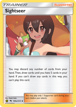 Pokemon Lost Thunder Sightseer - 189a