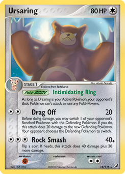 Pokemon Unseen Forces Ursaring - 18