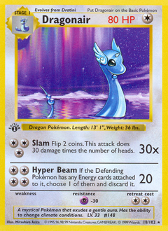 Pokemon Base Dragonair - 18