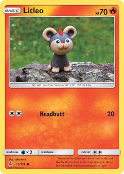 Pokemon Forbidden Light Litleo - 18