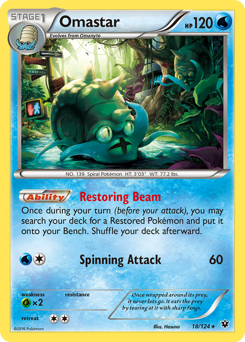 Pokemon Fates Collide Omastar - 18