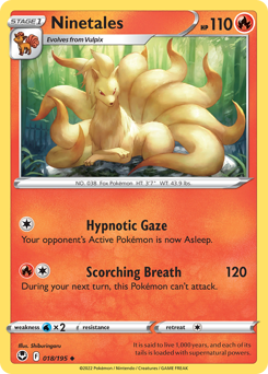 Pokemon Silver Tempest Ninetales - 18