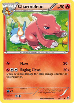 Pokemon Legendary Treasures Charmeleon - 18