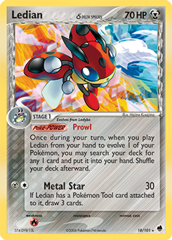 Pokemon Dragon Frontiers Ledian δ - 18