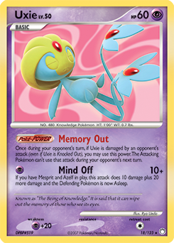 Pokemon Mysterious Treasures Uxie - 18