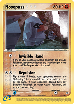 Pokemon Ruby & Sapphire Nosepass - 18