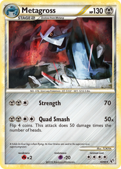 Pokemon HS—Undaunted Metagross - 18