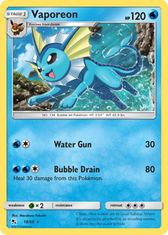 Pokemon Hidden Fates Vaporeon - 18