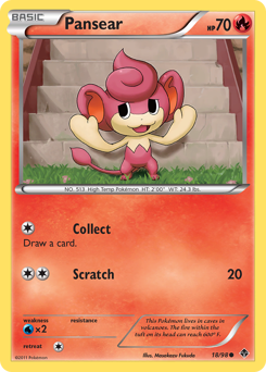 Pokemon Emerging Powers Pansear - 18