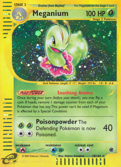 Pokemon Expedition Base Set Meganium - 18