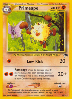 Pokemon Southern Islands Primeape - 18