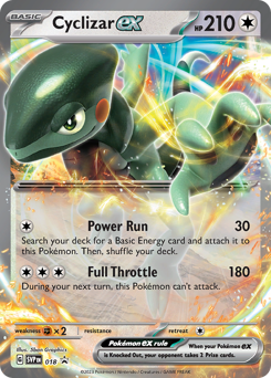 Pokemon Scarlet & Violet Black Star Promos Cyclizar ex - 18