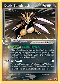Pokemon Team Rocket Returns Dark Sandslash - 18