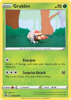 Pokemon Fusion Strike Grubbin - 18