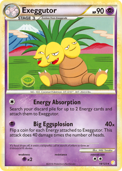 Pokemon HeartGold & SoulSilver Exeggutor - 18
