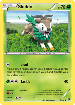 Pokemon XY Skiddo - 18