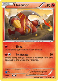 Pokemon Noble Victories Heatmor - 18