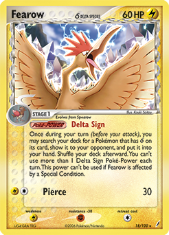 Pokemon Crystal Guardians Fearow δ - 18