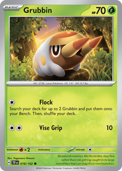 Pokemon Temporal Forces Grubbin - 18