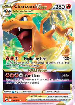 Pokemon Brilliant Stars Charizard VSTAR - 18