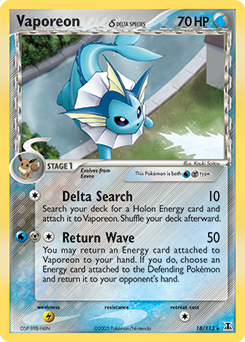Pokemon Delta Species Vaporeon δ - 18