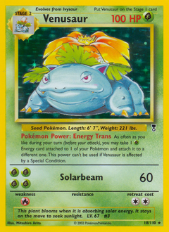 Pokemon Legendary Collection Venusaur - 18