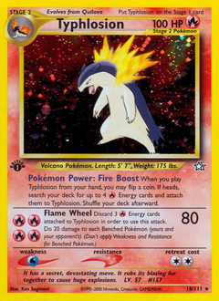 Pokemon Neo Genesis Typhlosion - 18