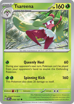 Pokemon Obsidian Flames Tsareena - 18
