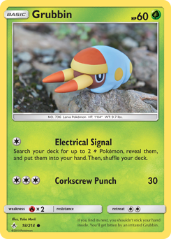 Pokemon Unbroken Bonds Grubbin - 18