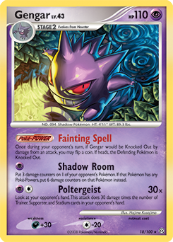 Pokemon Stormfront Gengar - 18