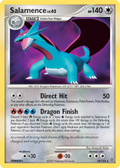 Pokemon Secret Wonders Salamence - 18