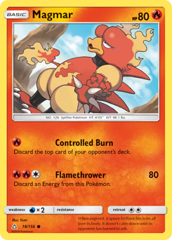 Pokemon Ultra Prism Magmar - 18