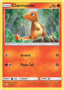 Pokemon Burning Shadows Charmander - 18