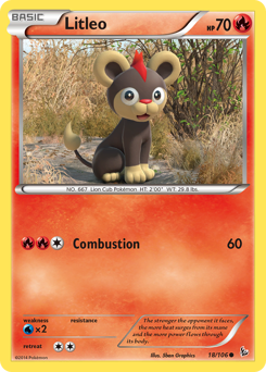 Pokemon Flashfire Litleo - 18