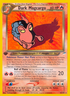 Pokemon Neo Destiny Dark Magcargo - 18