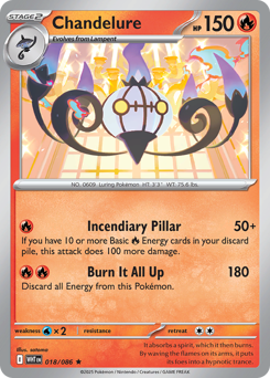 Pokemon White Flare Chandelure - 18