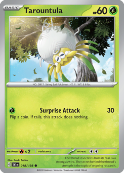 Pokemon Scarlet & Violet Tarountula - 18