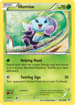 Pokemon Primal Clash Illumise - 18