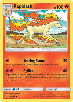 Pokemon Team Up Rapidash - 18