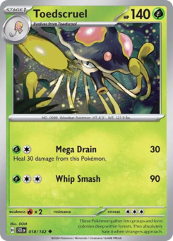 Pokemon Stellar Crown Toedscruel - 18
