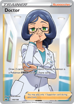 Pokemon Chilling Reign Doctor - 190