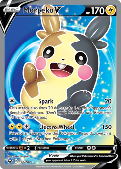 Pokemon Sword & Shield Morpeko V - 190