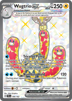 Pokemon Temporal Forces Wugtrio ex - 190